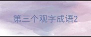 第三个观字成语