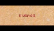 势力眼的成语